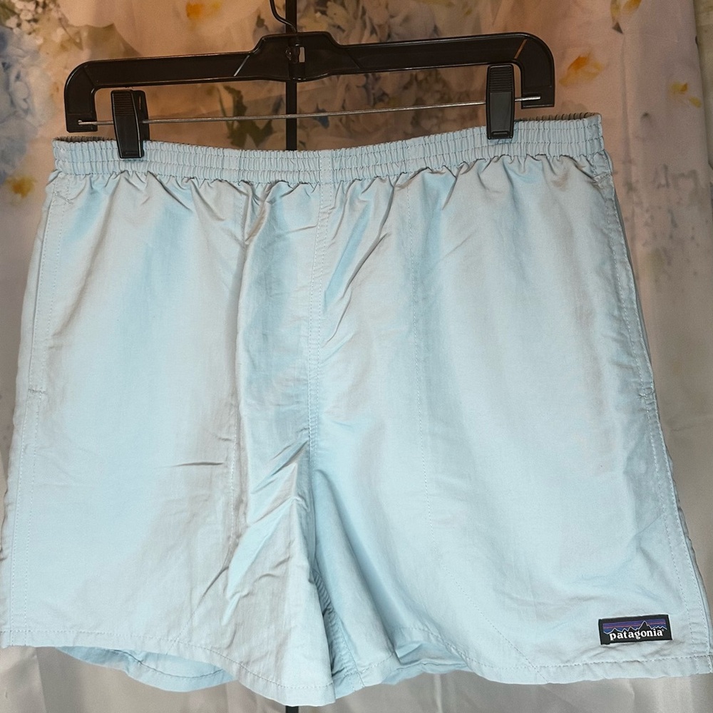 Patagonia Men’s Baggies Light Blue Shorts NWOT